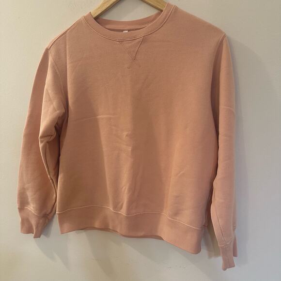 Uniqlo Peach Sweatshirt sz 11-12 - Picture 3 of 5